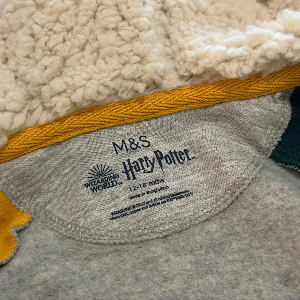 Wizarding World Harry Potter 24 MONTHS Gray Colorblock Full Zip Hoodie